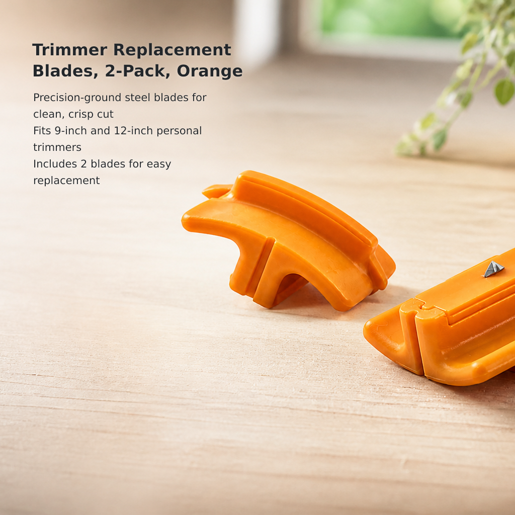 2-Pack Paper Trimmer Replacement Blades – Orange